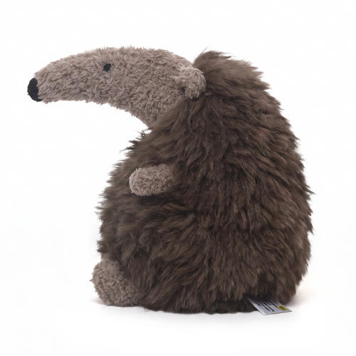Andy Anteaters plush stuffed animal toy, side view