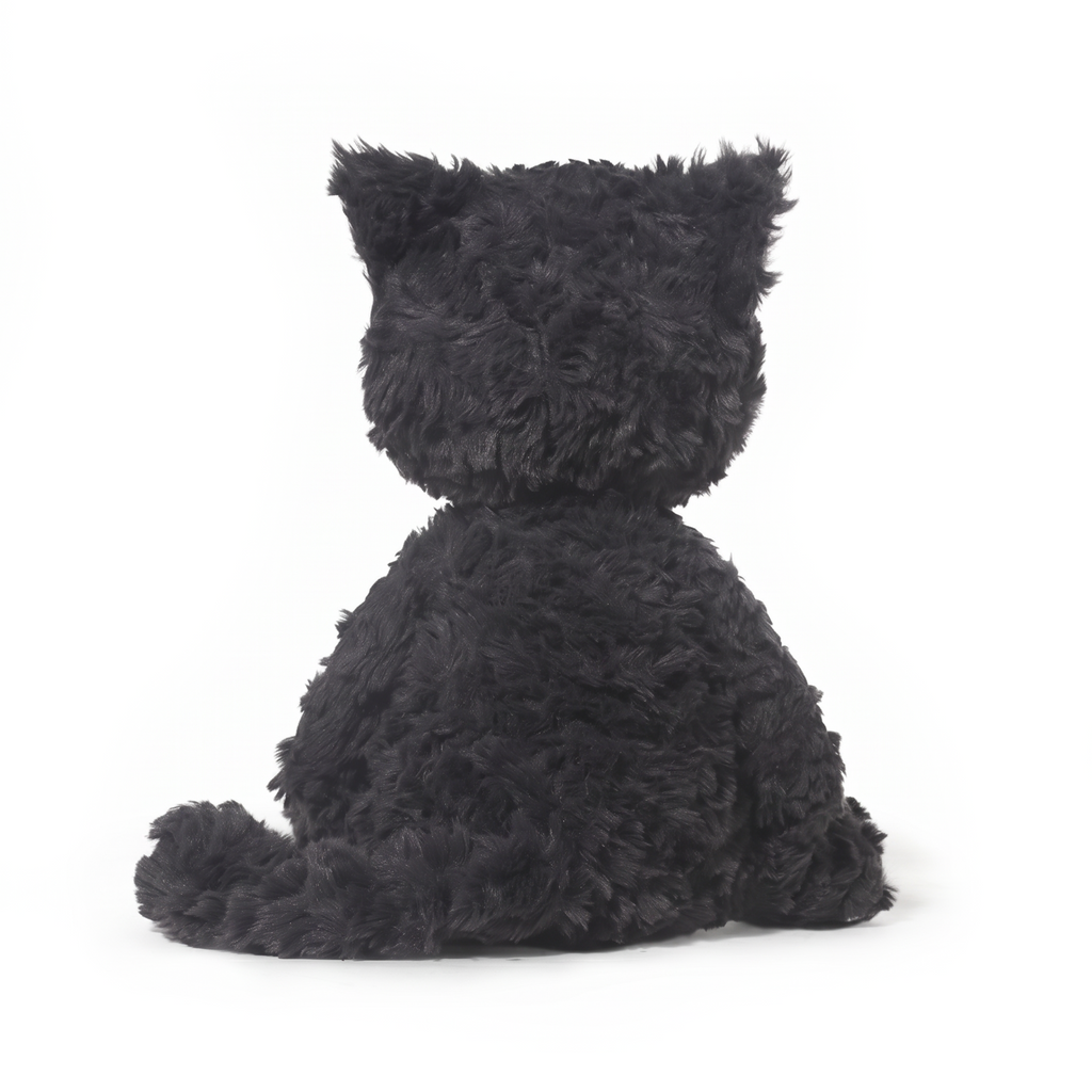 Anka Cat plush stuffed animal toy, 11", PP cotton plush, back view