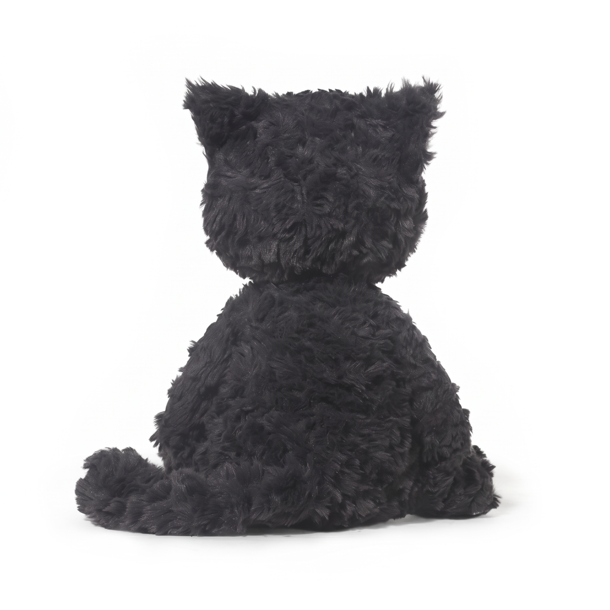 Anka Cat plush stuffed animal toy, 11", PP cotton plush, back view