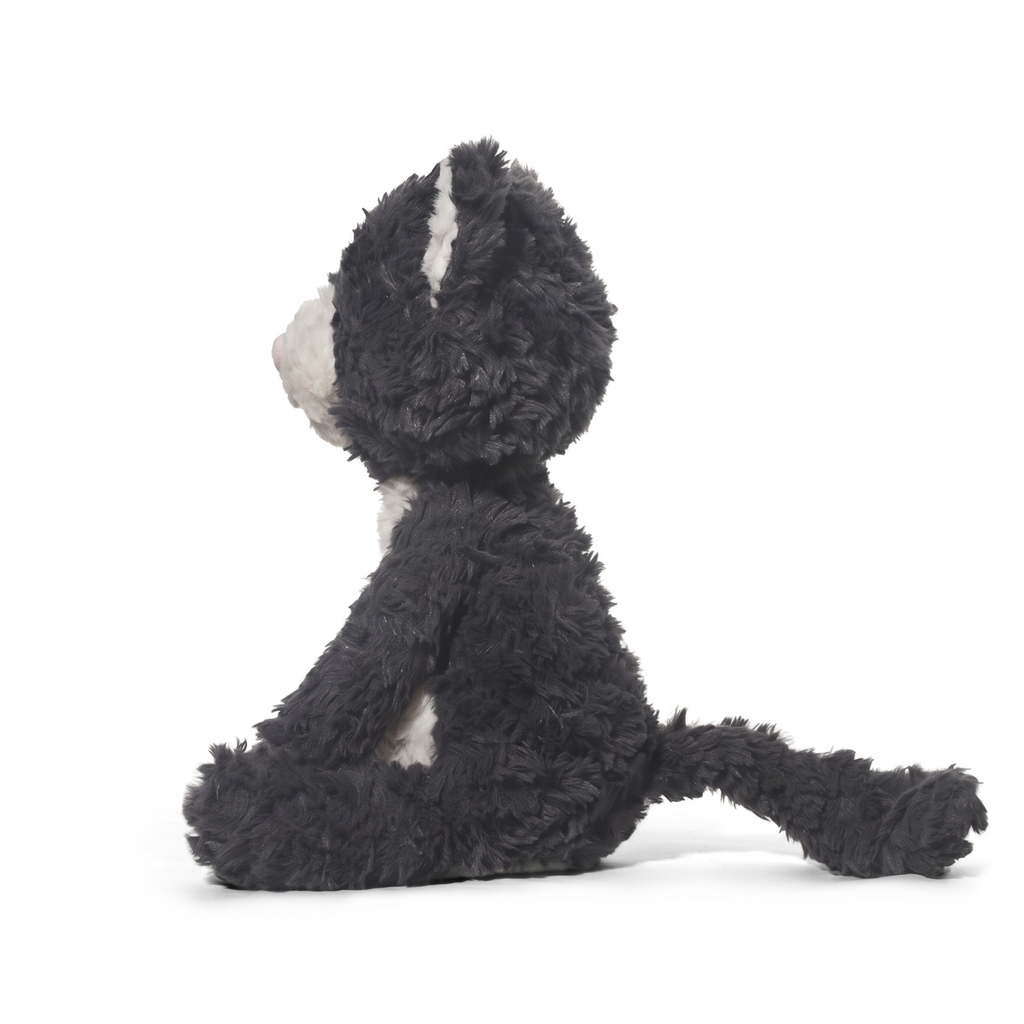 Anka Cat plush stuffed animal toy, 11", PP cotton plush, right side view