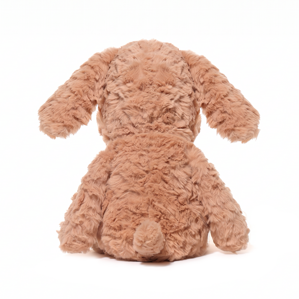 Arby Dog plush stuffed animal toy, back view