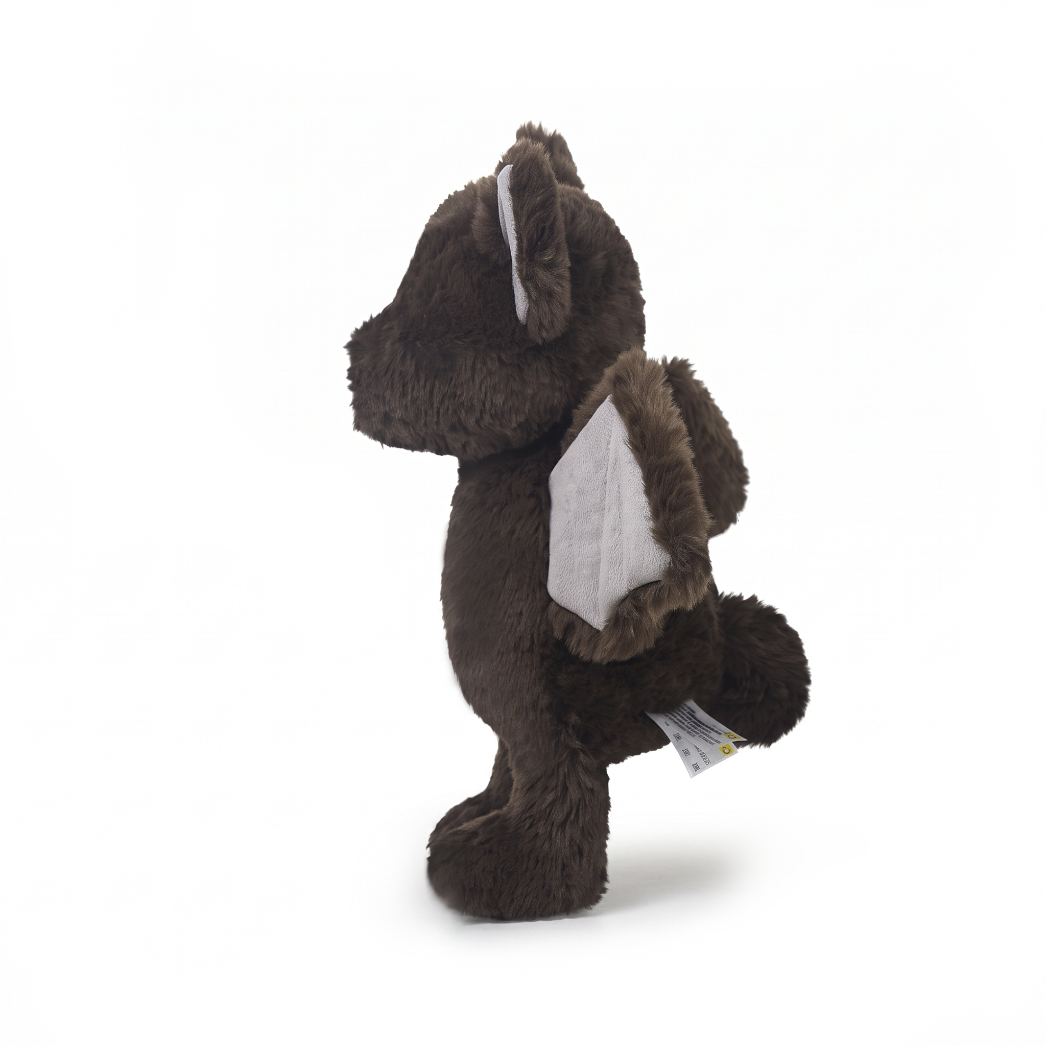 Barry Bat plush stuffed animal toy, side view