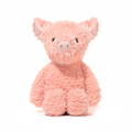 Benny Pig plush stuffed animal toy, front view