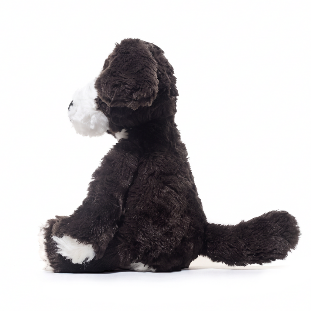 Bluto Dog plush stuffed animal toy, side view