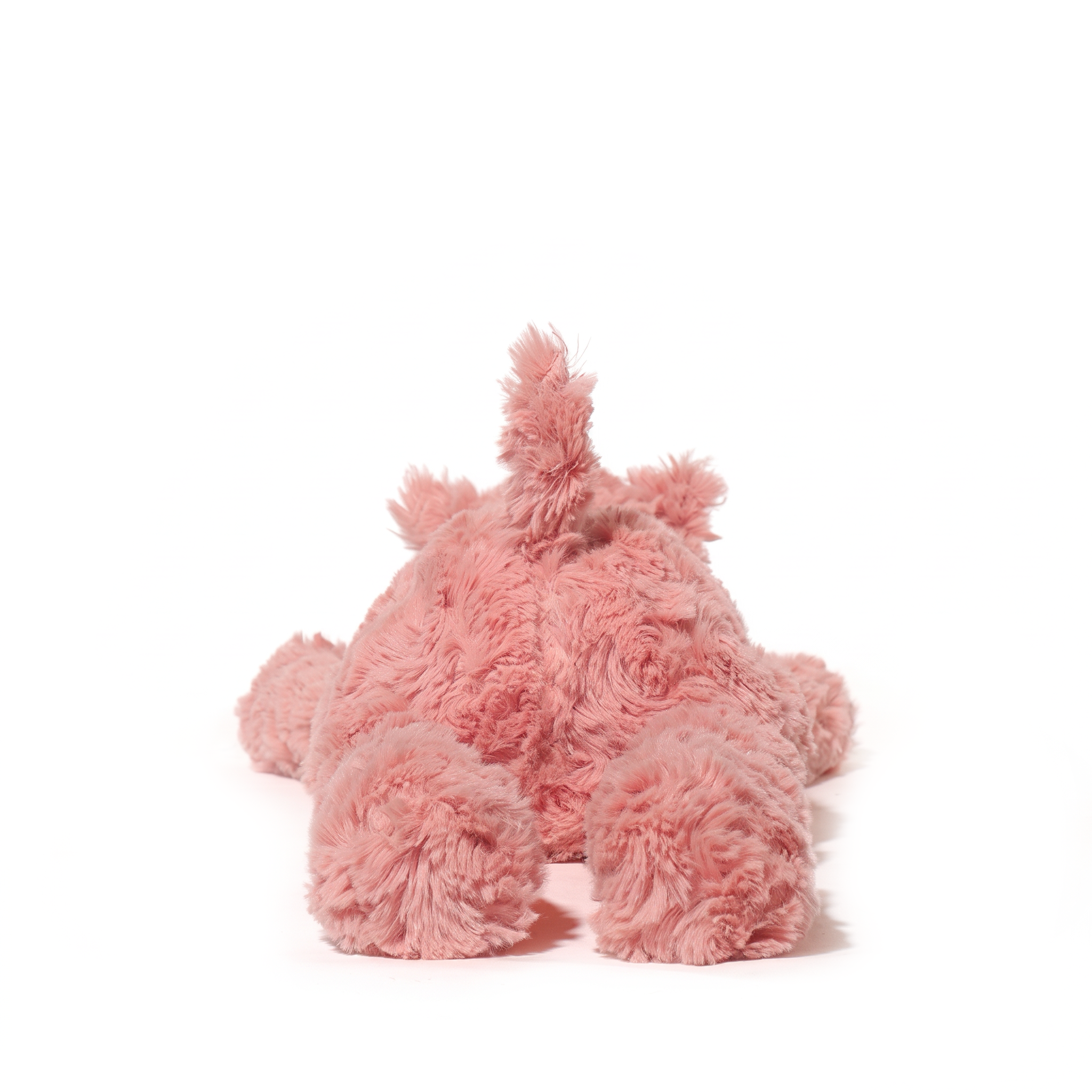 Bobo Hippo plush stuffed animal toy, back view