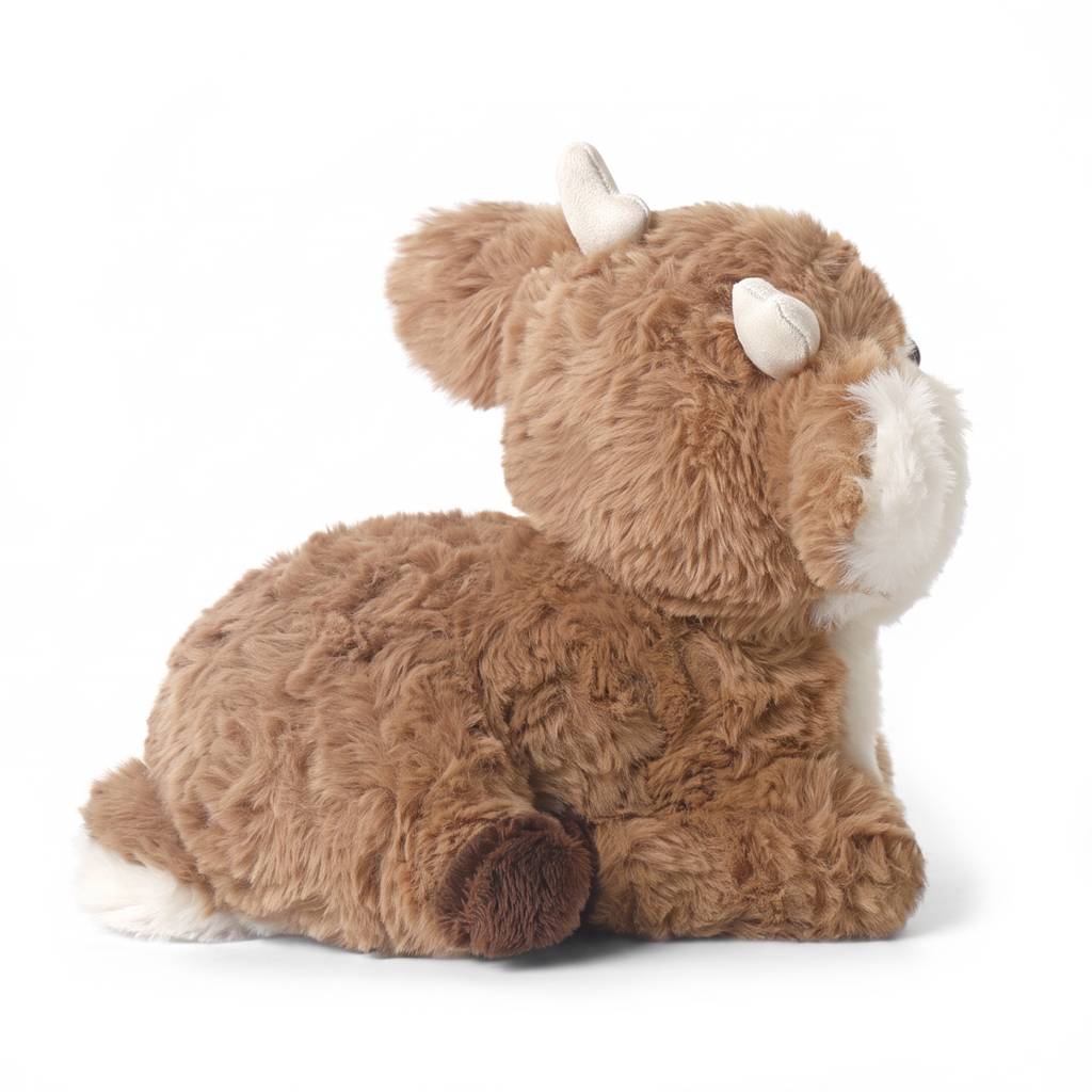 Chloe Deer plush stuffed animal toy, side view