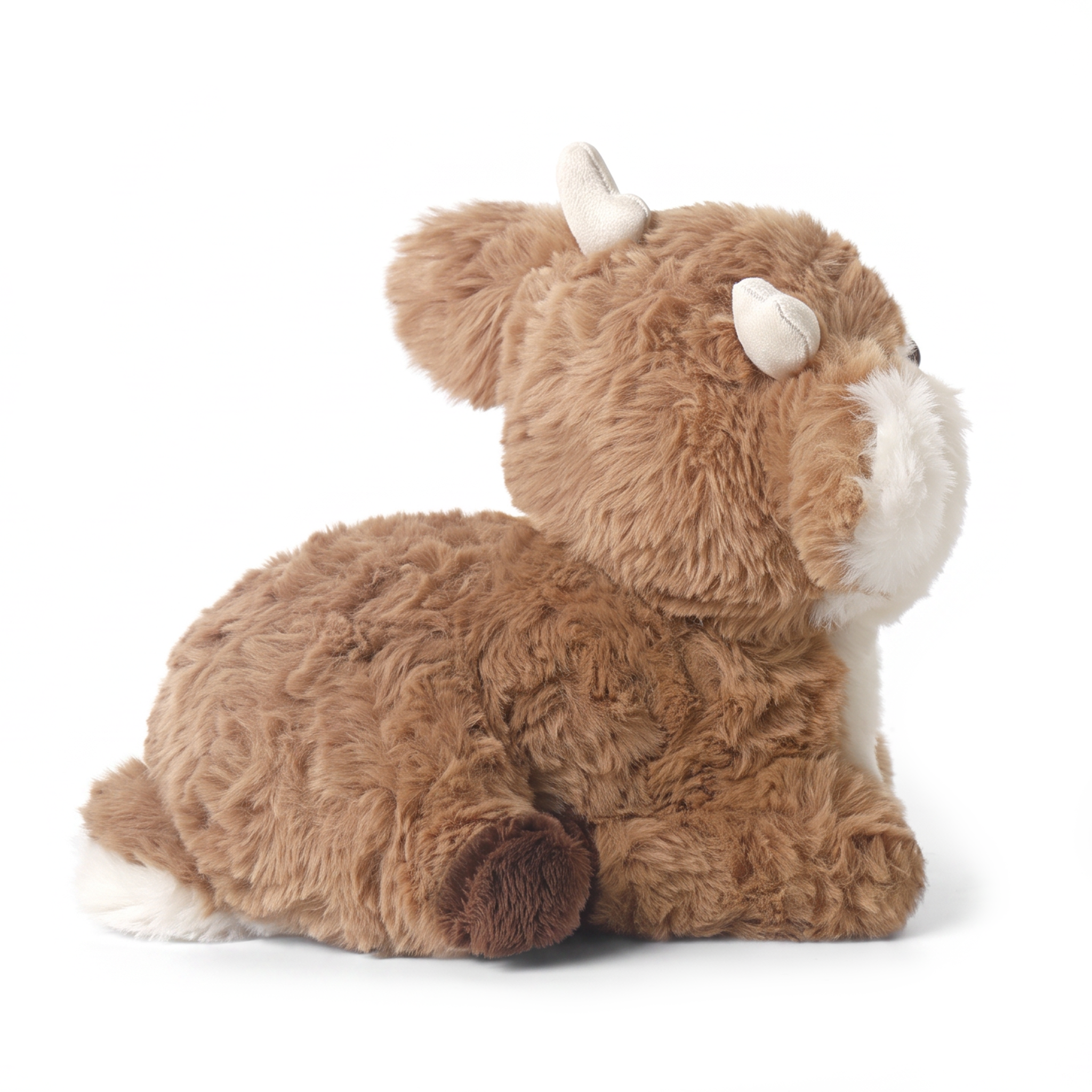 Chloe Deer plush stuffed animal toy, side view