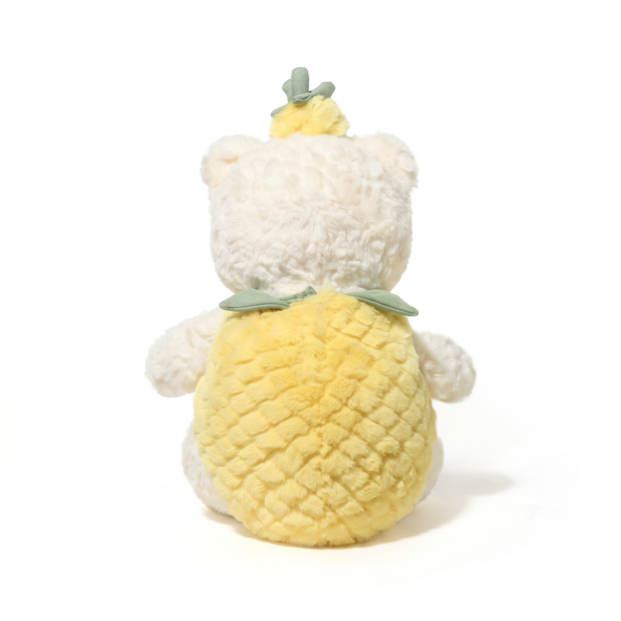 Coco Bear plush stuffed animal toy, 13.8", PP cotton plush, back view