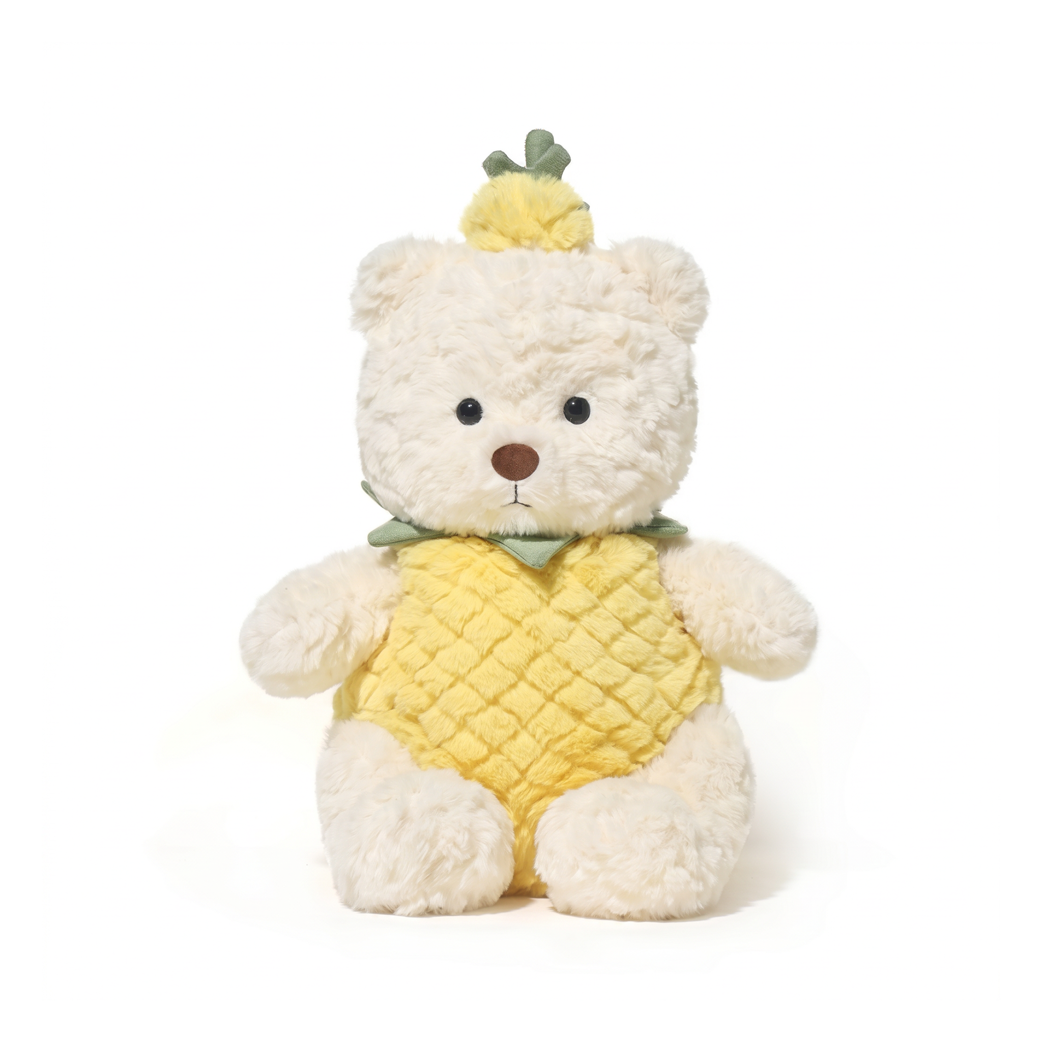 Coco Bear plush stuffed animal toy, 13.8", PP cotton plush, front view