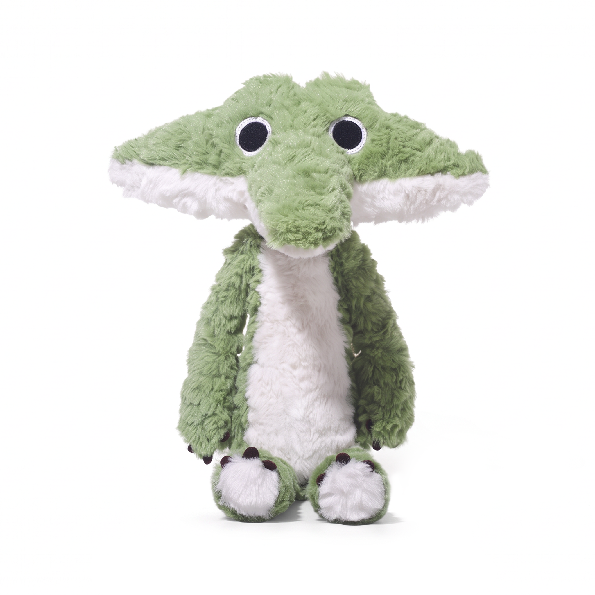 Cordy Crocodile plush stuffed animal toy, front view