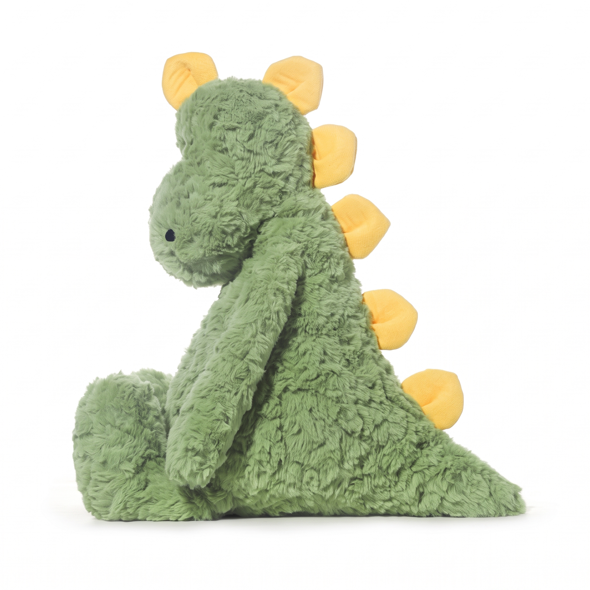 Danny Dinosaur plush stuffed animal toy, side view