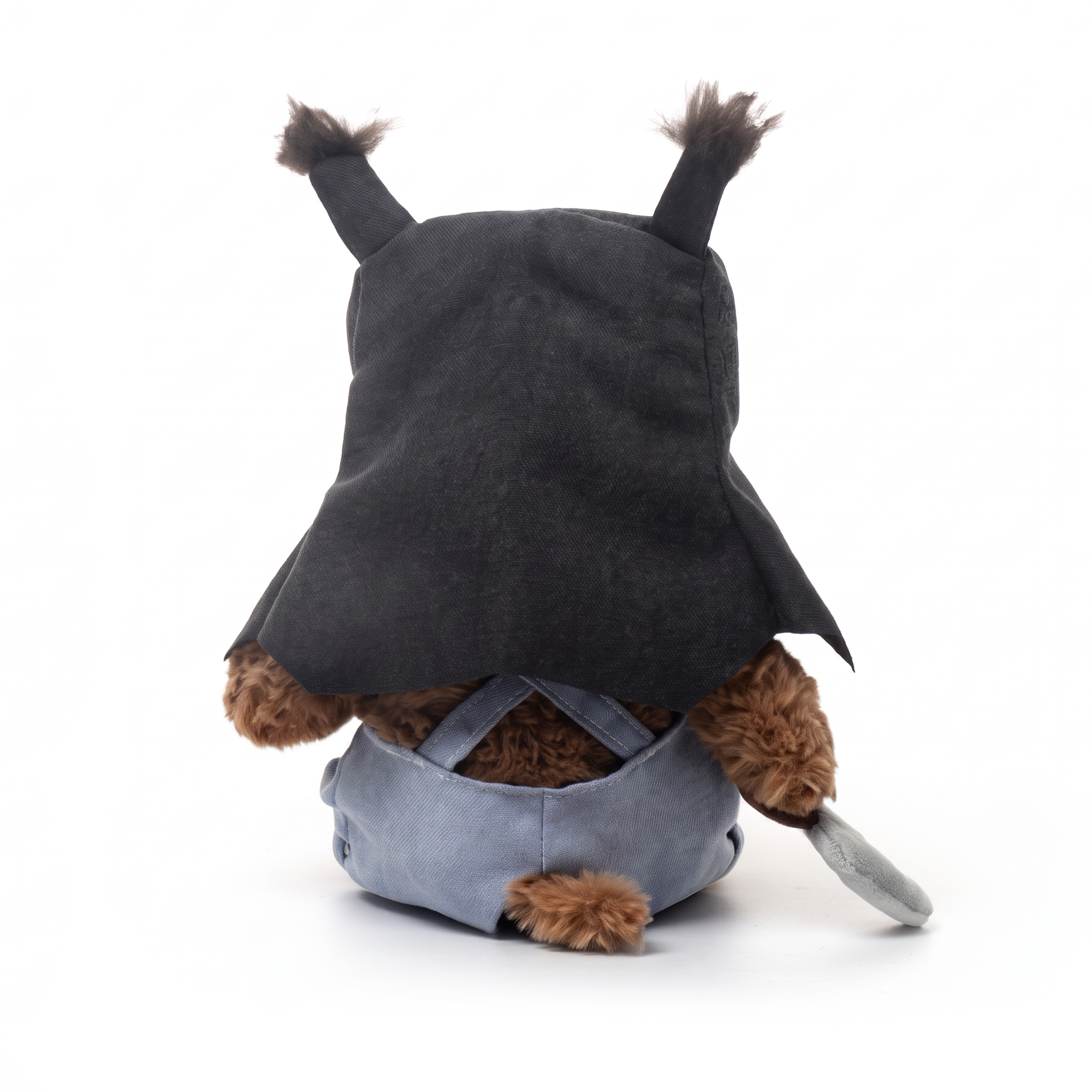 Dave Dog plush stuffed animal toy, back view