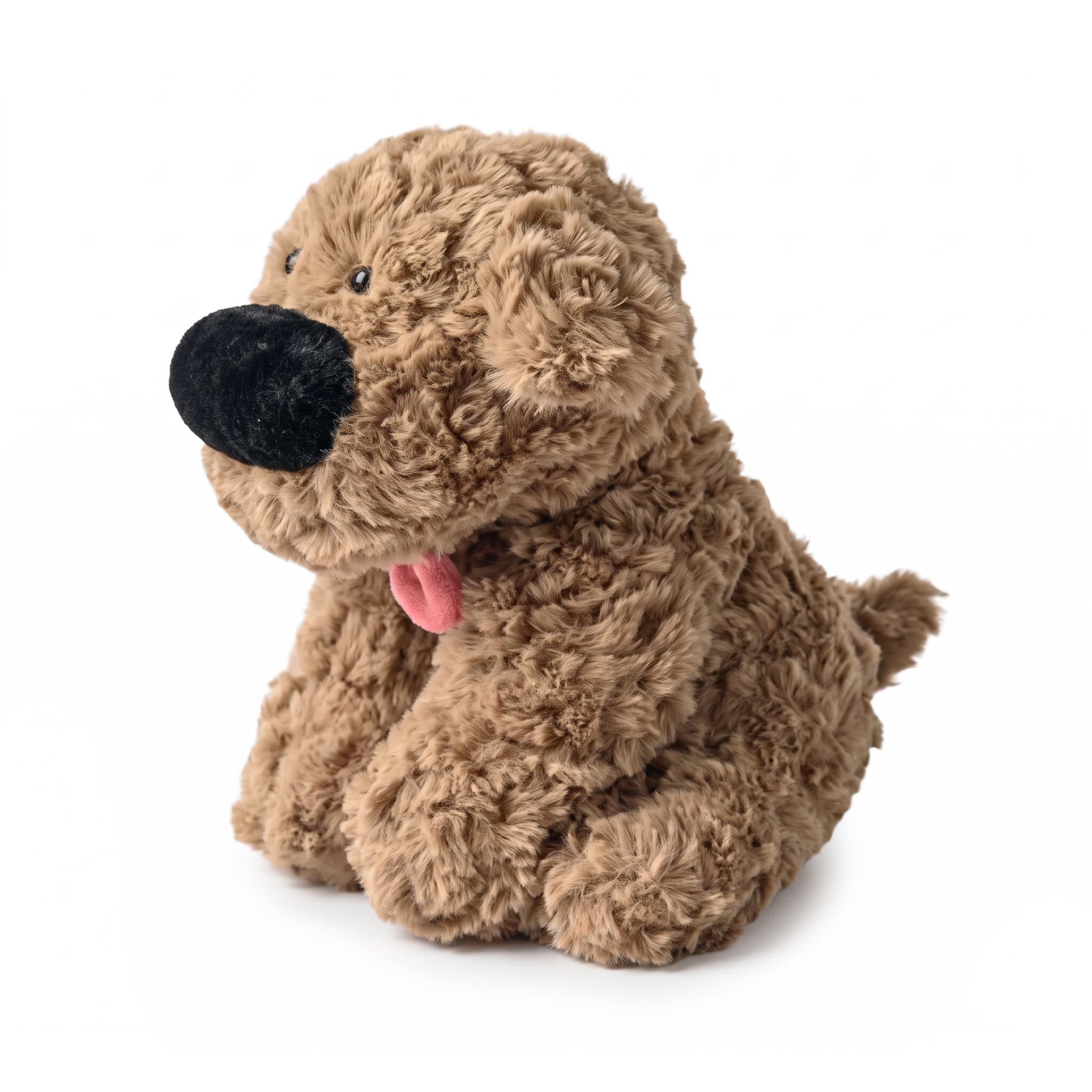 Dodee Dog plush stuffed animal toy, side view