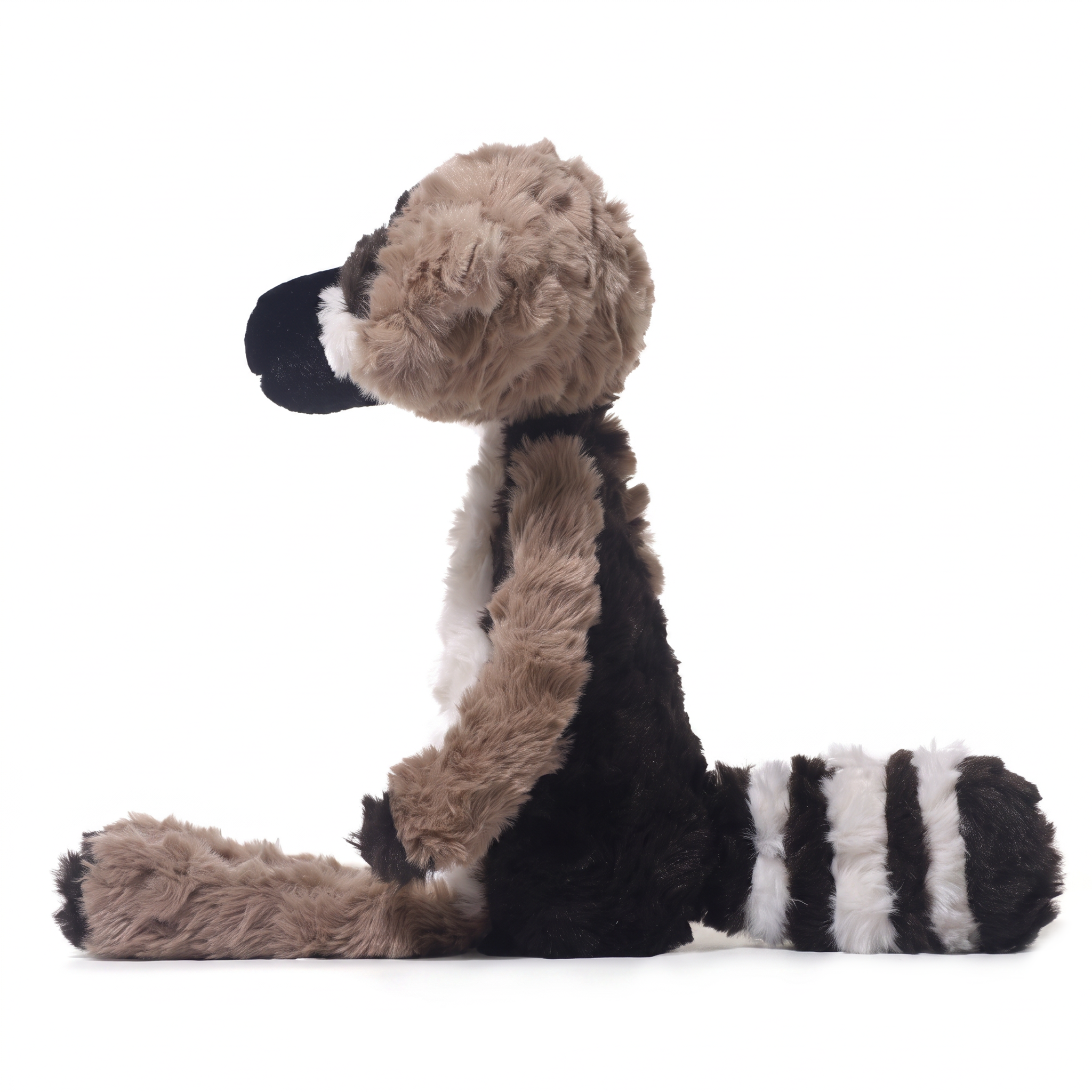 Dusty Squirrel plush stuffed animal toy, side view
