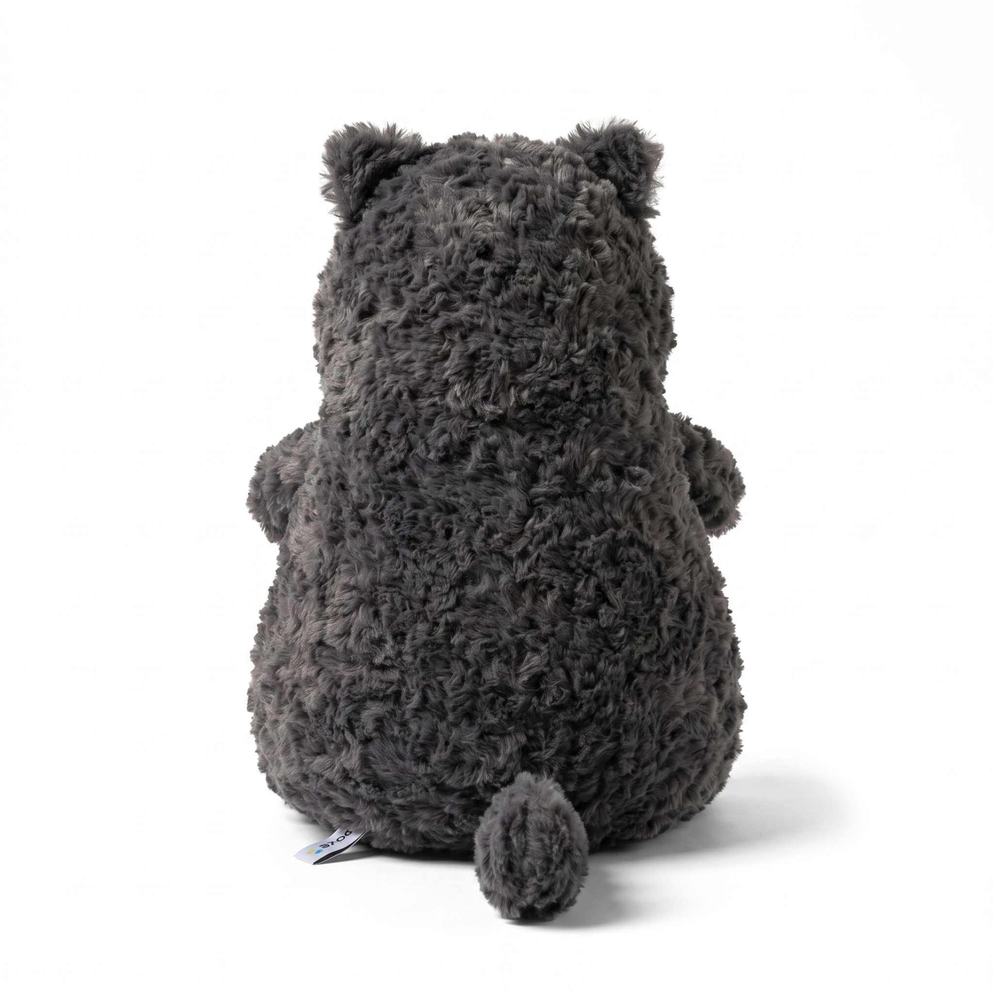 Einstein Cat plush stuffed animal toy, 15.7", PP cotton plush, back view
