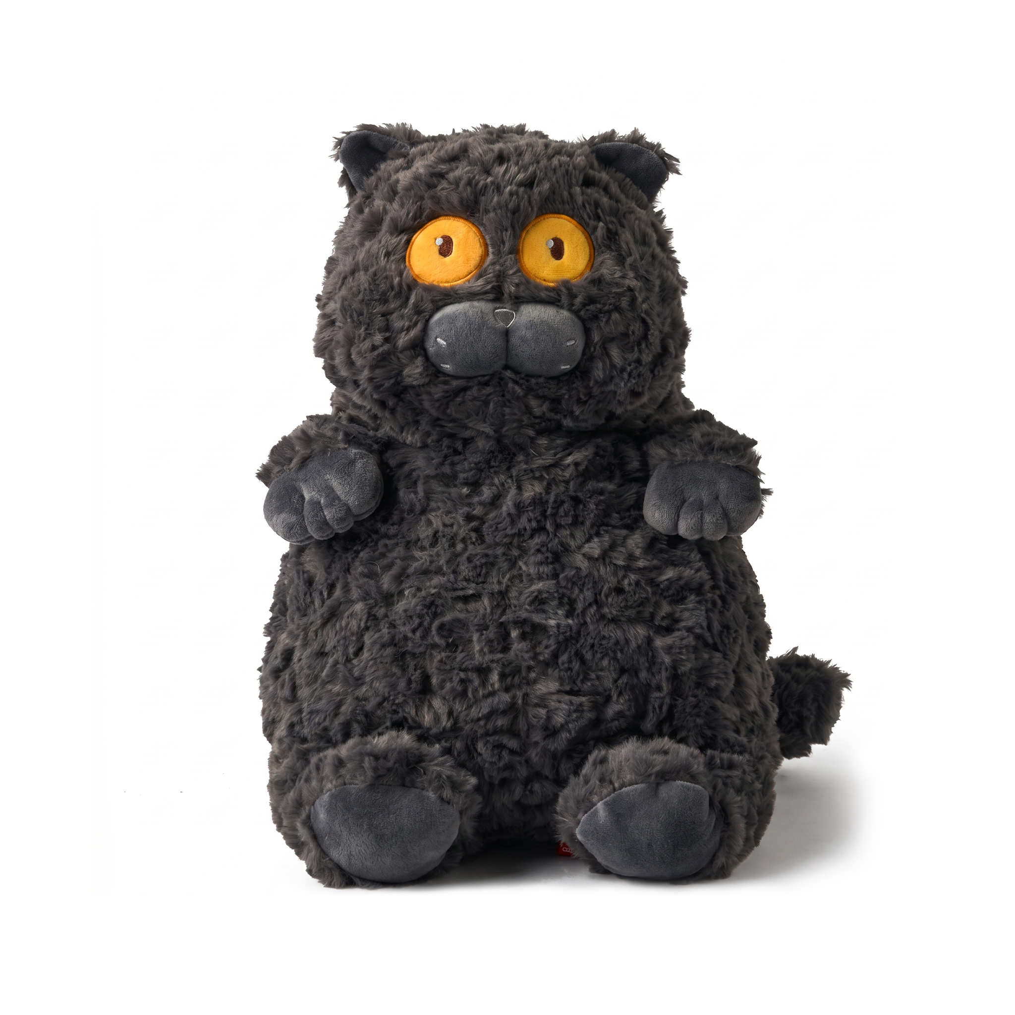 Einstein Cat plush stuffed animal toy, 15.7", PP cotton plush, front view