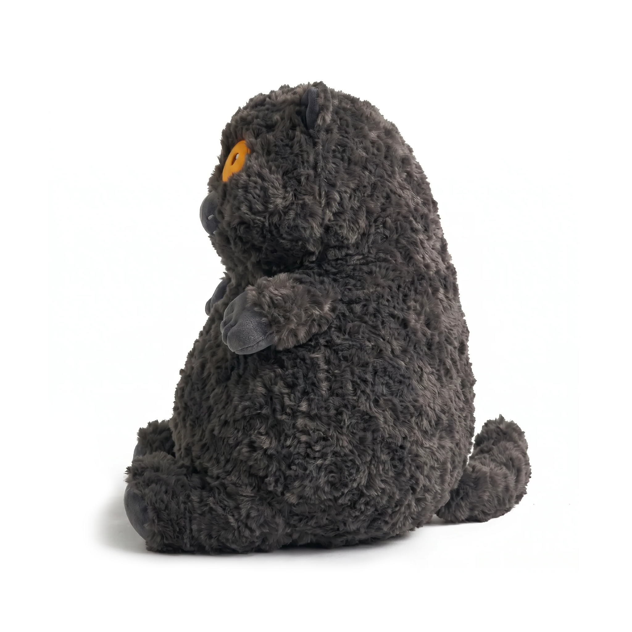 Einstein Cat plush stuffed animal toy, 15.7", PP cotton plush, right side view
