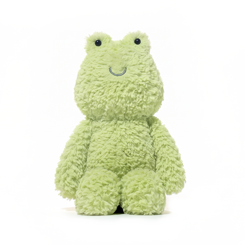 Freddie Frog plush stuffed animal toy, front view