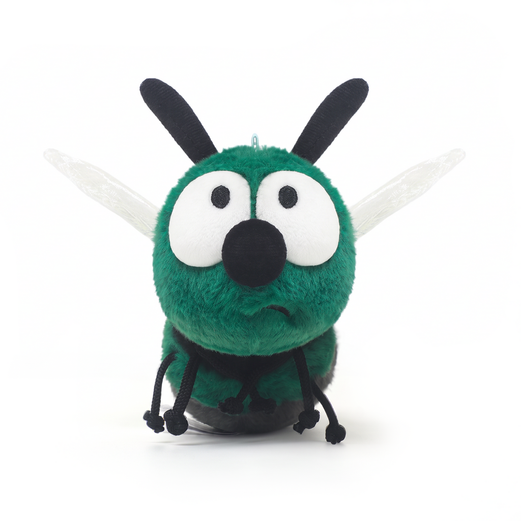 Fred Fly plush stuffed animal toy, front view