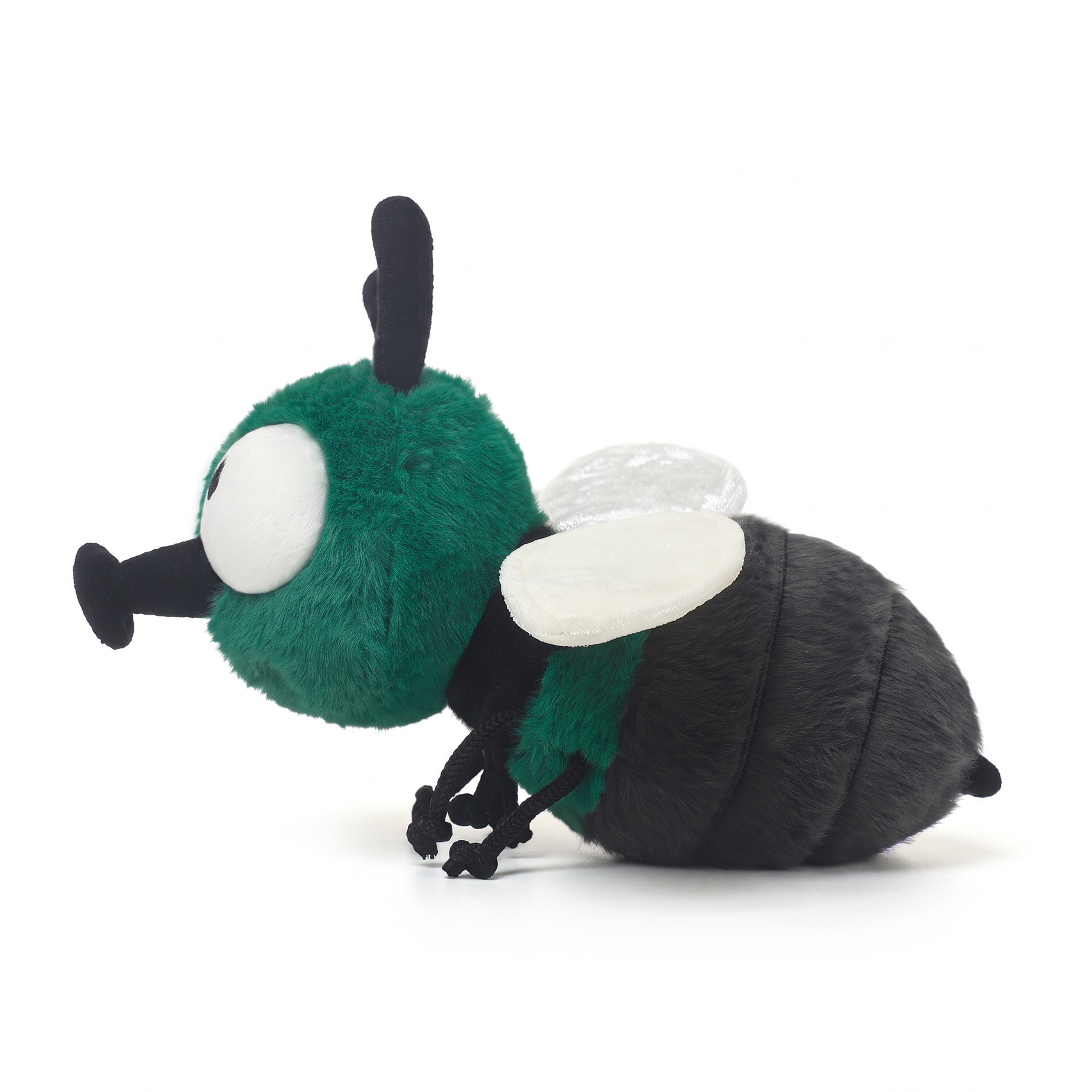Fred Fly plush stuffed animal toy, side view