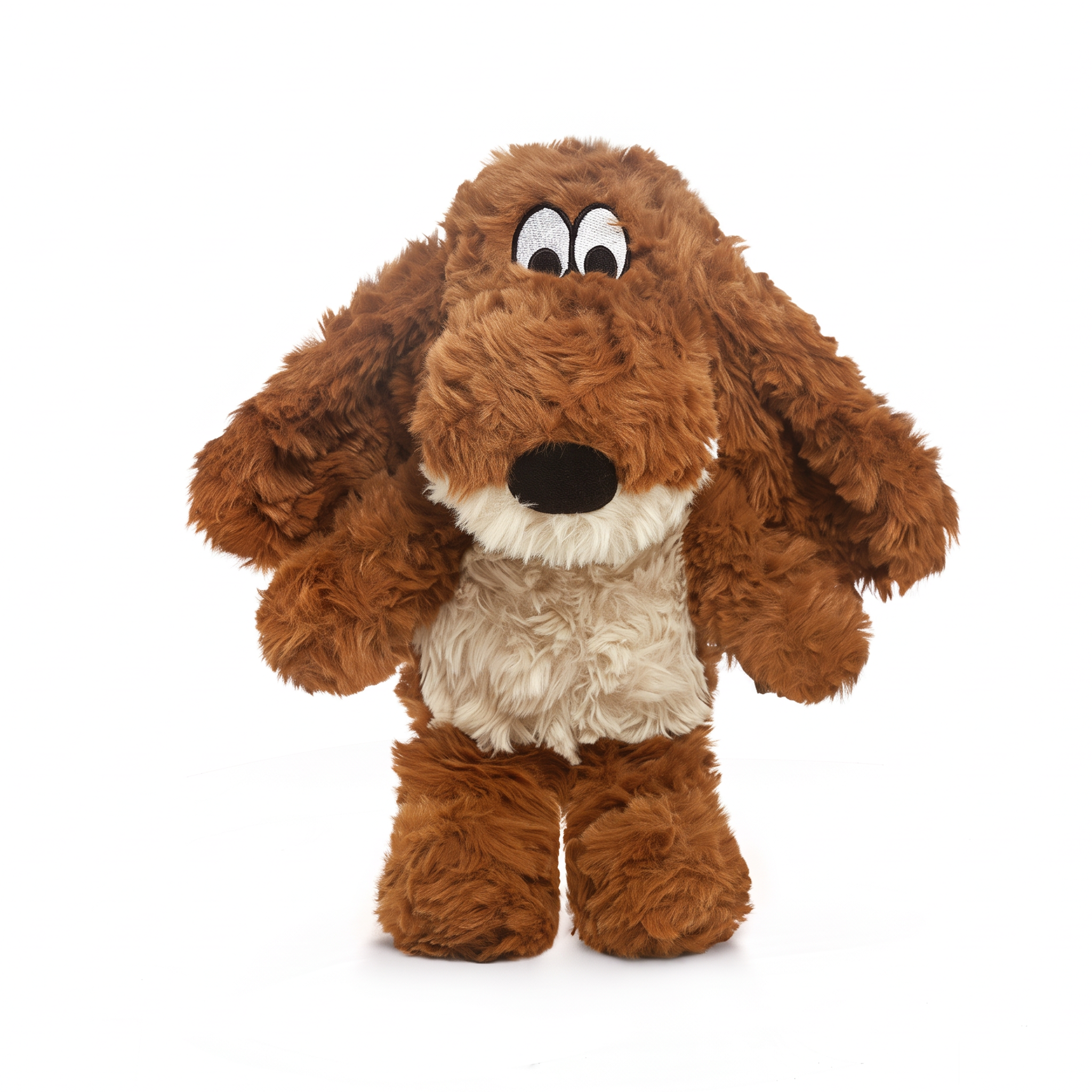 Henry Dog plush stuffed animal toy, front view