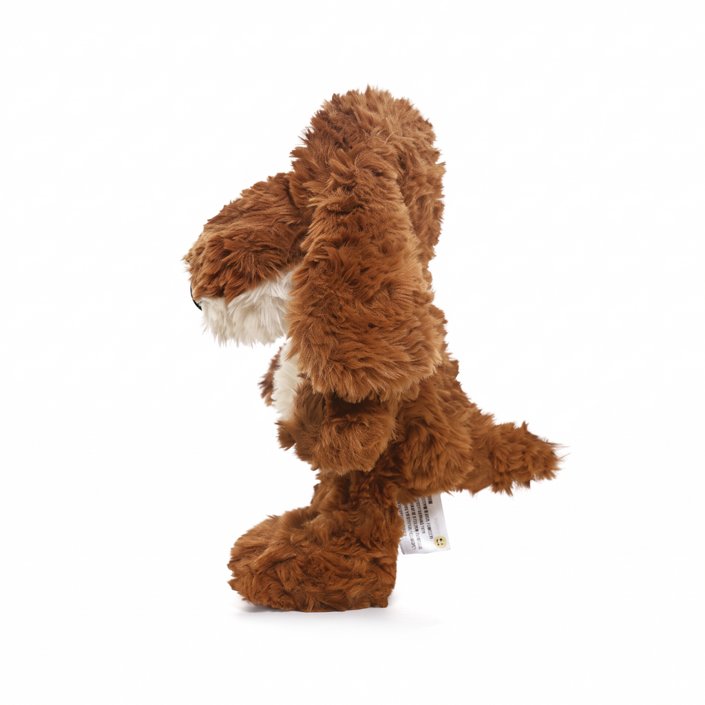 Henry Dog plush stuffed animal toy, side view