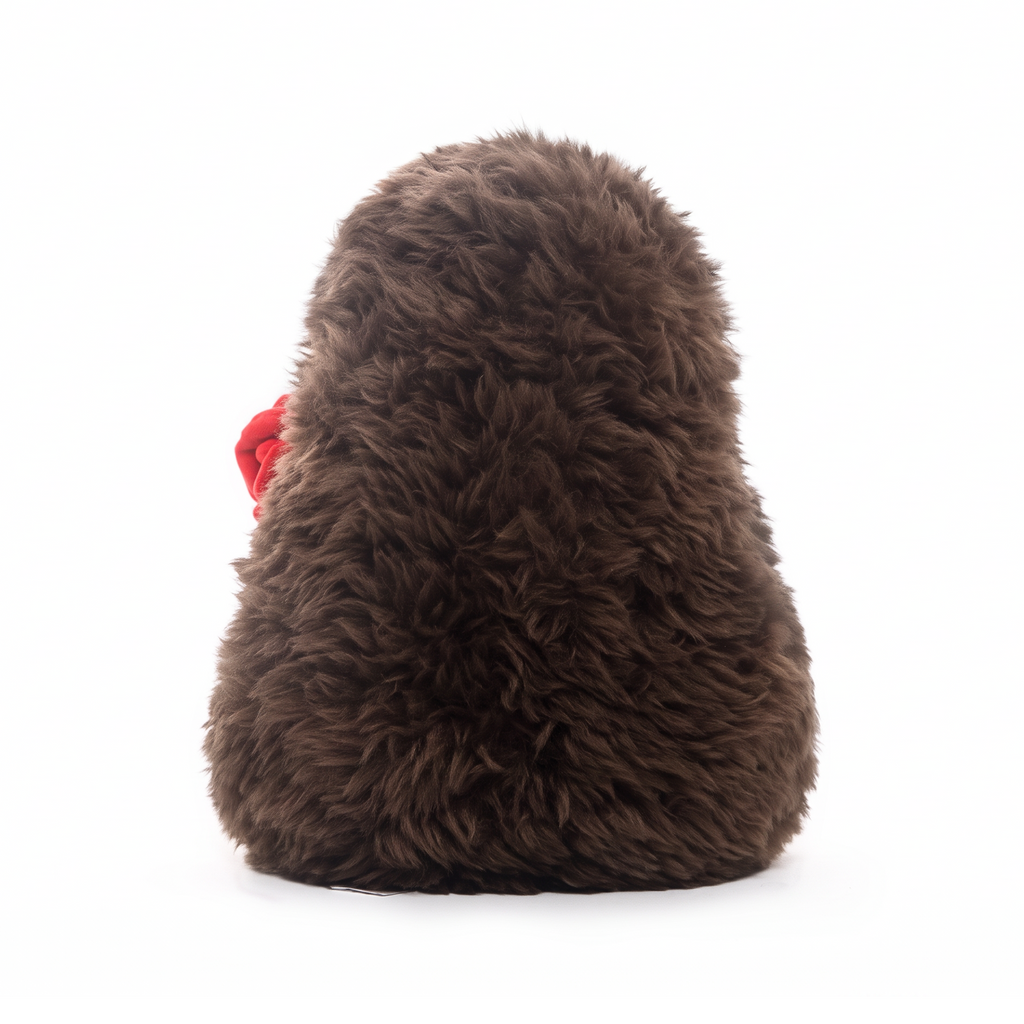 Herbbie Hedgehog plush stuffed animal toy, back view