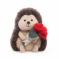 Herbbie Hedgehog plush stuffed animal toy, front view