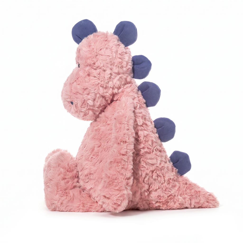 Hina Dinosaur plush stuffed animal toy, side view