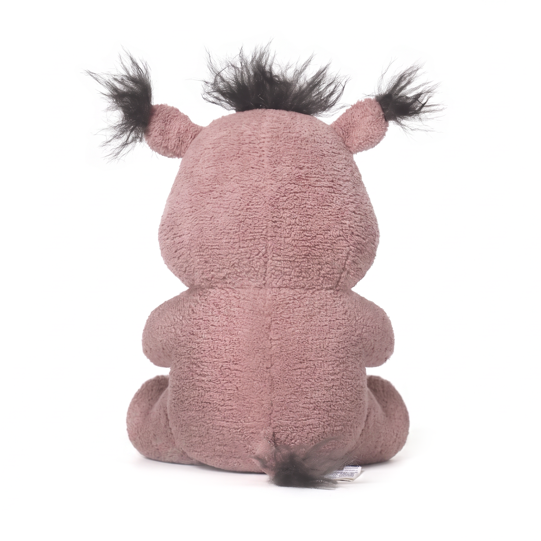 Hoody Boar plush stuffed animal toy, back view