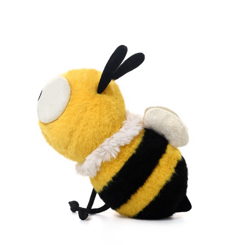 Fifi Bee plush stuffed animal toy, 5.9", PP cotton plush, side view