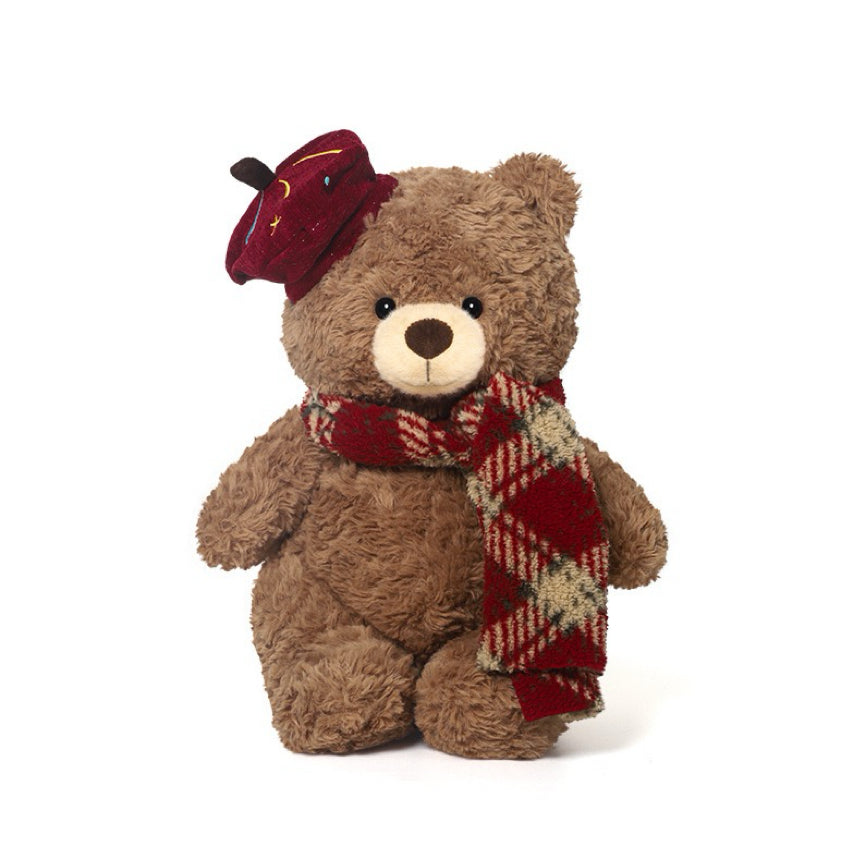 Waffle Bear with Scarf