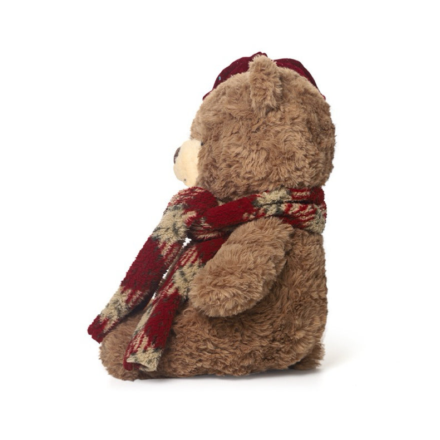 Waffle Bear with Scarf