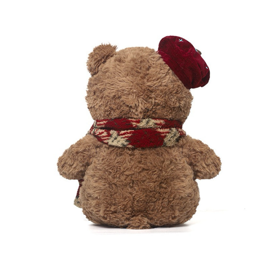 Waffle Bear with Scarf