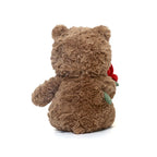 Waffle Bear with Rose