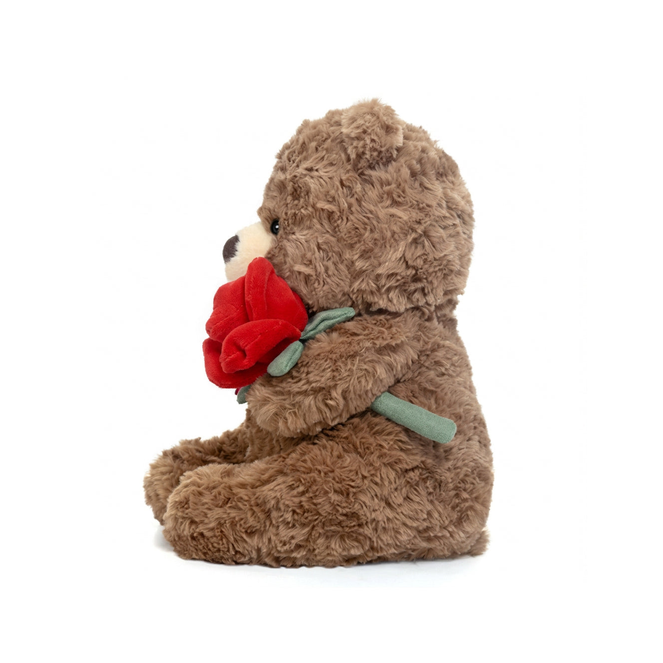 Waffle Bear with Rose