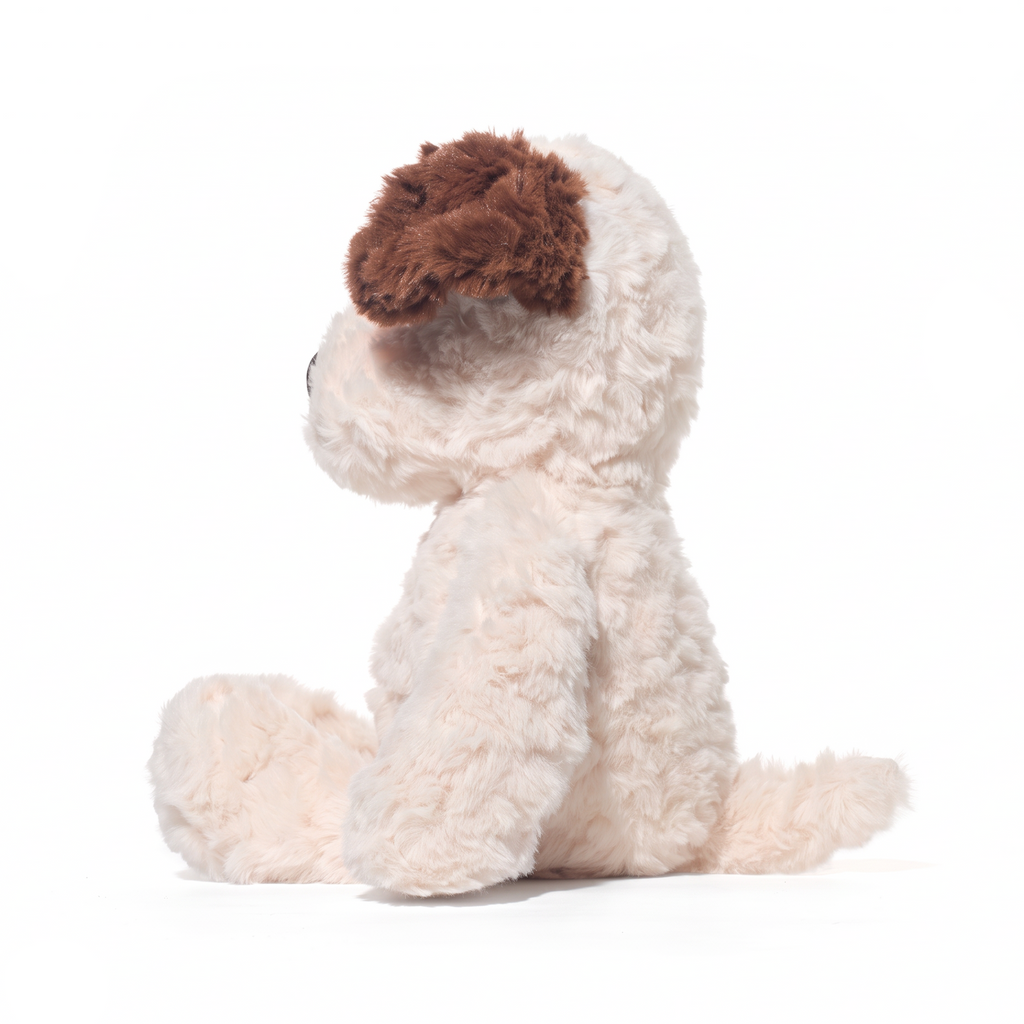 Jake Dog plush stuffed animal toy, side view