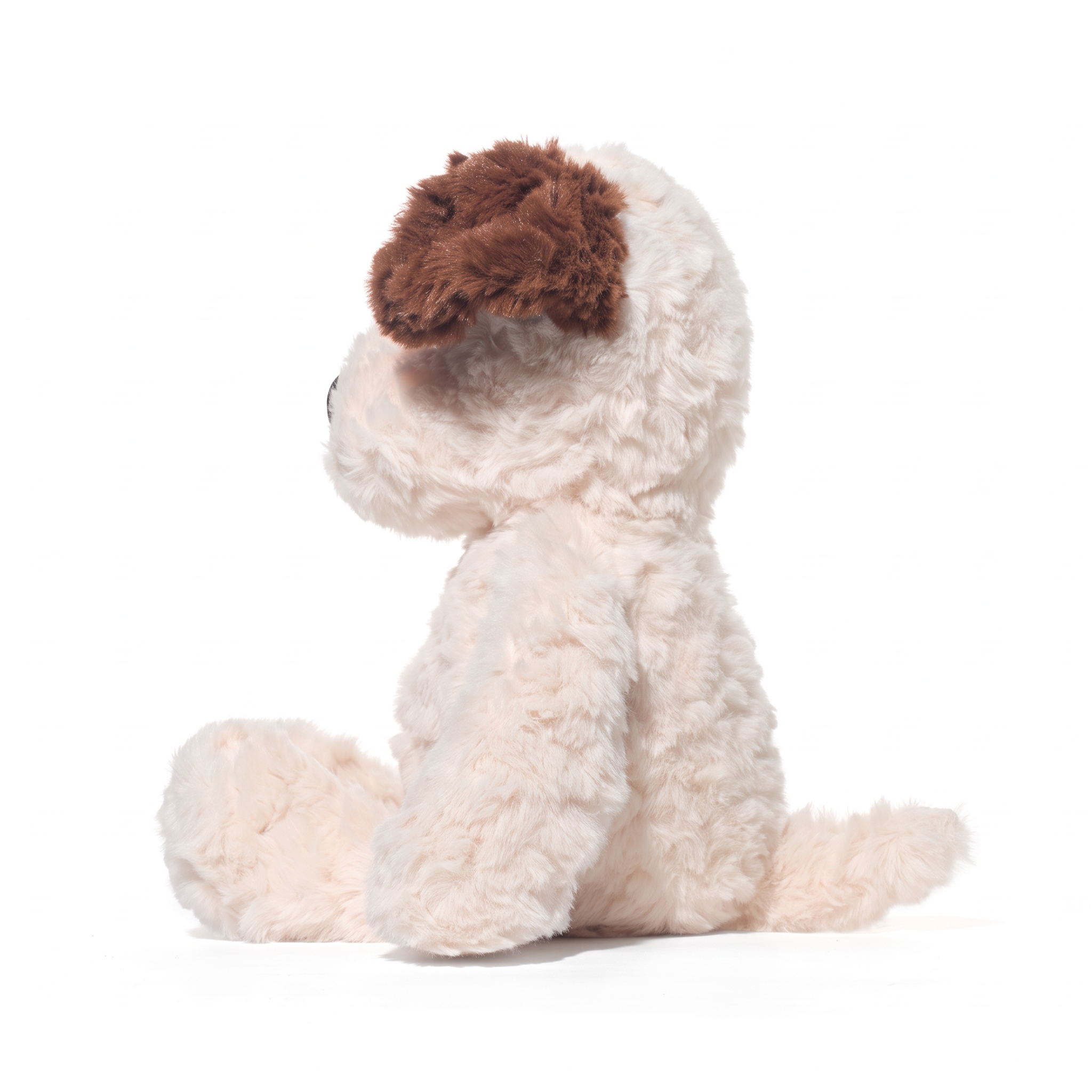 Jake Dog plush stuffed animal toy, side view