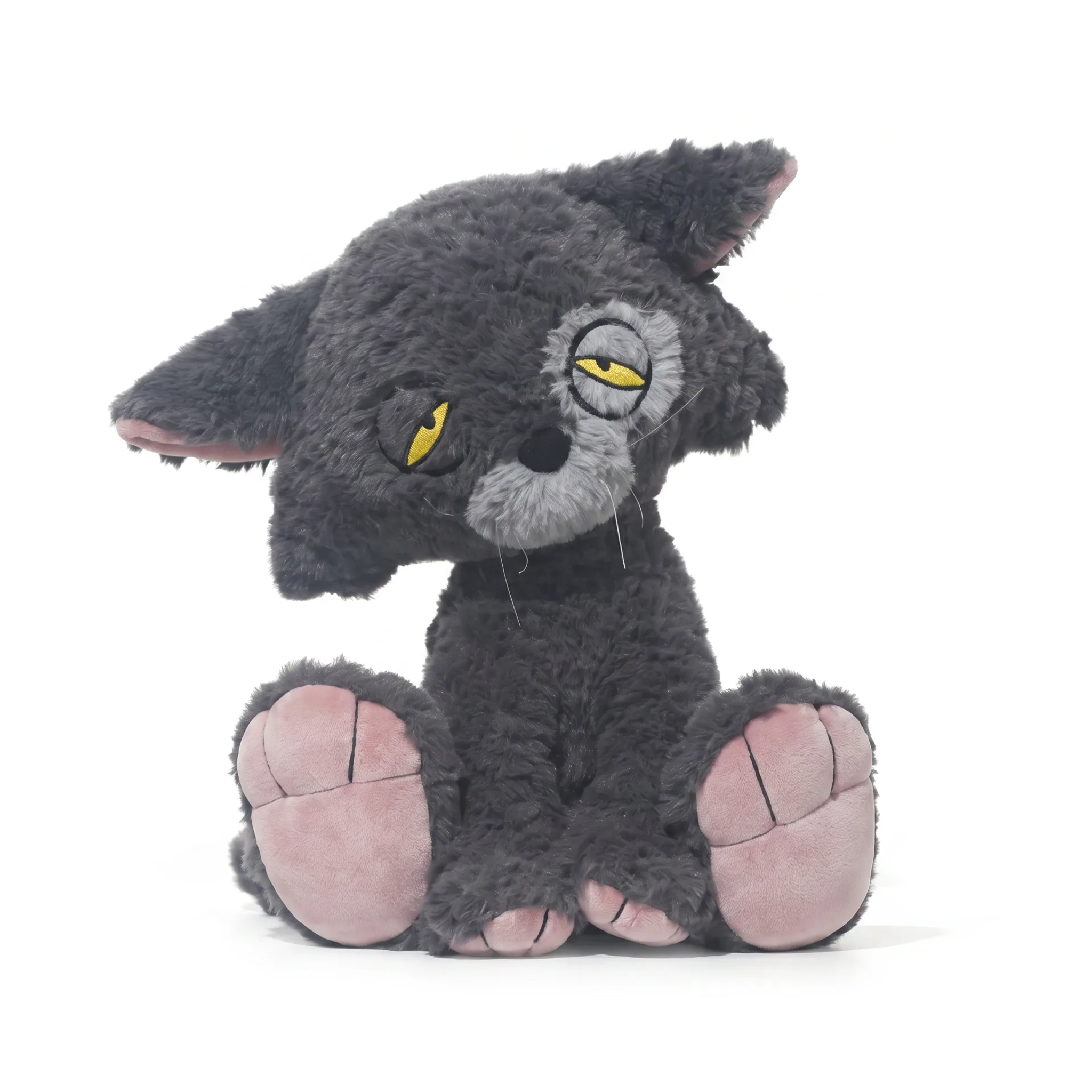 Jeremy Cat plush stuffed animal toy, 12.6", PP cotton plush, front view