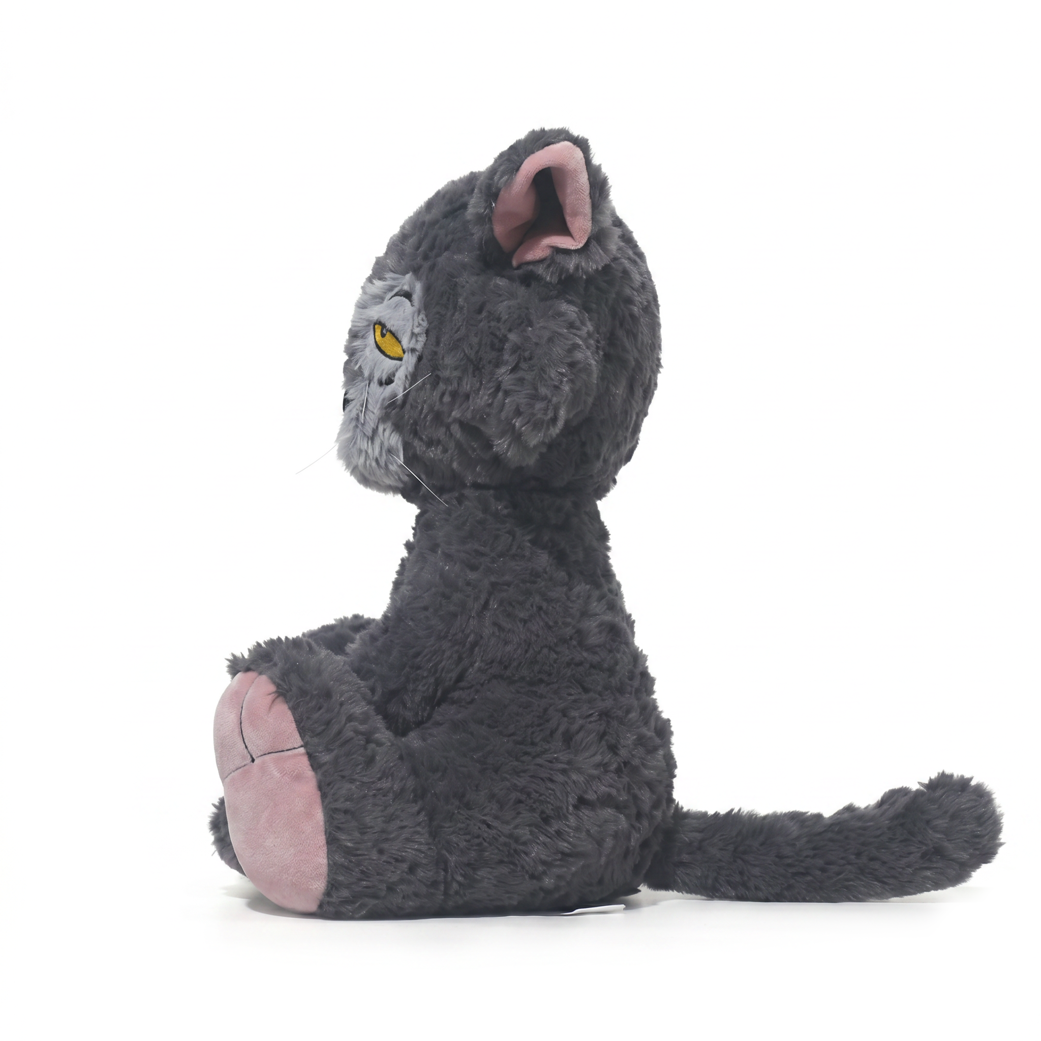 Jeremy Cat plush stuffed animal toy, 12.6", PP cotton plush, right side view