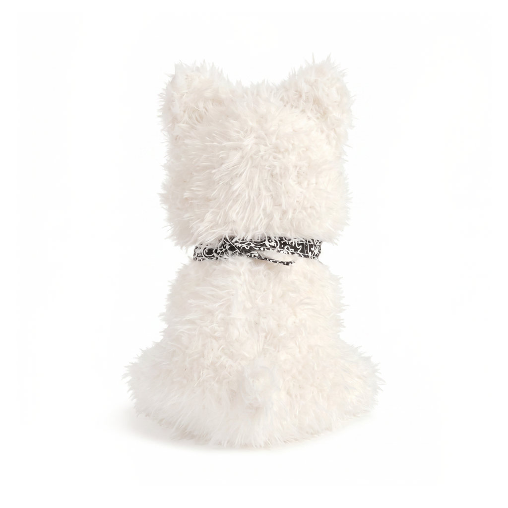 Jojo Dog plush stuffed animal toy, back view
