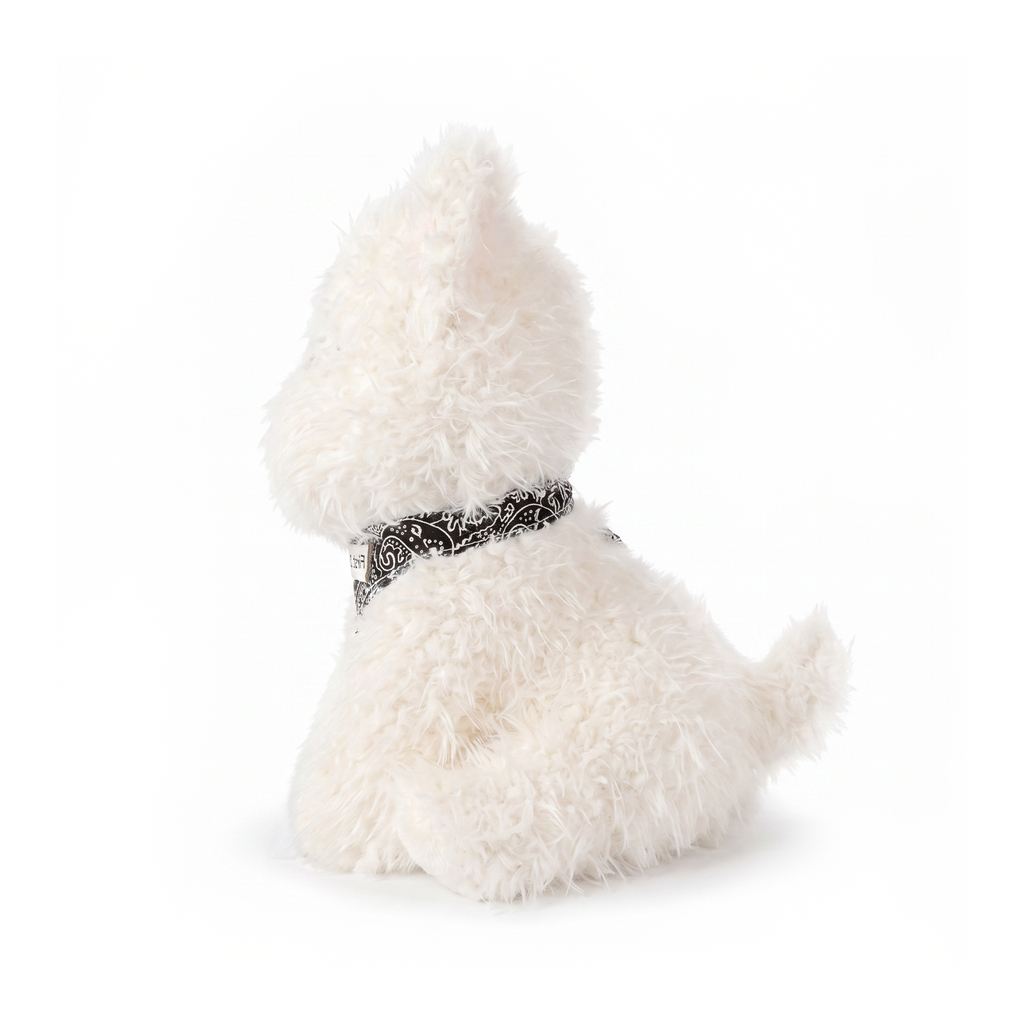 Jojo Dog plush stuffed animal toy, side view
