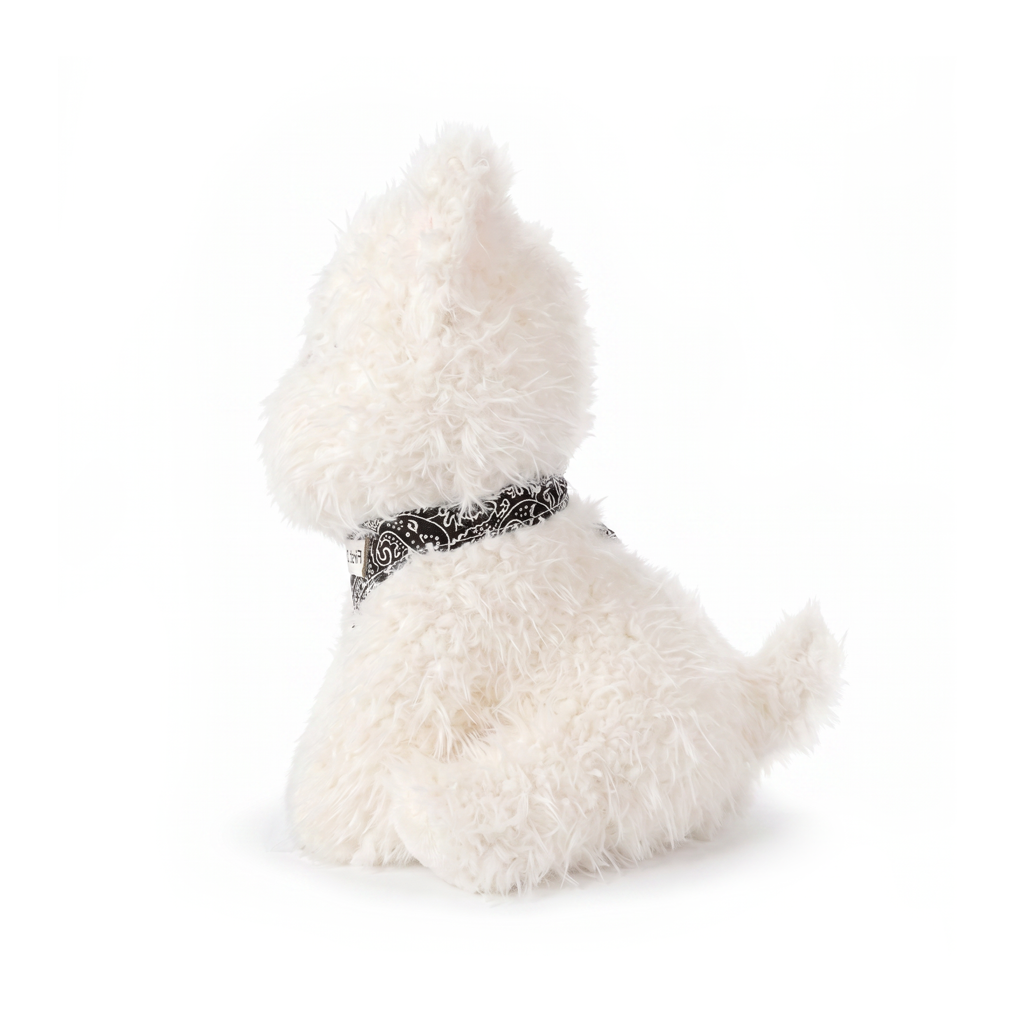 Jojo Dog plush stuffed animal toy, side view