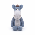 Jonny Donkey plush stuffed animal toy, front view