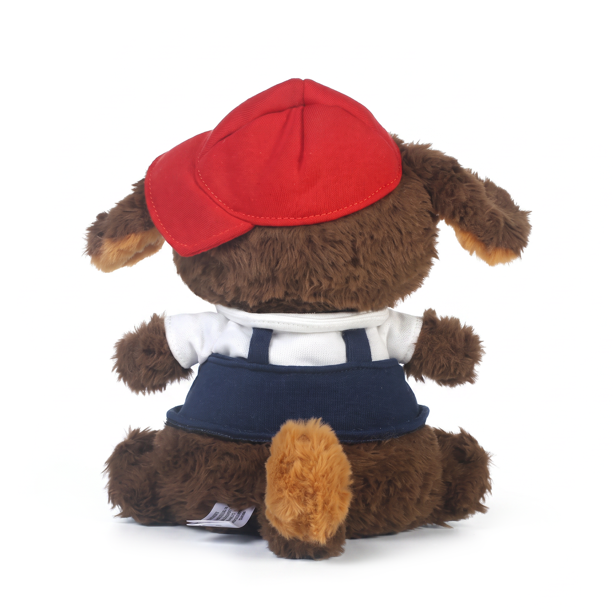 Kenny Dog plush stuffed animal toy, back view