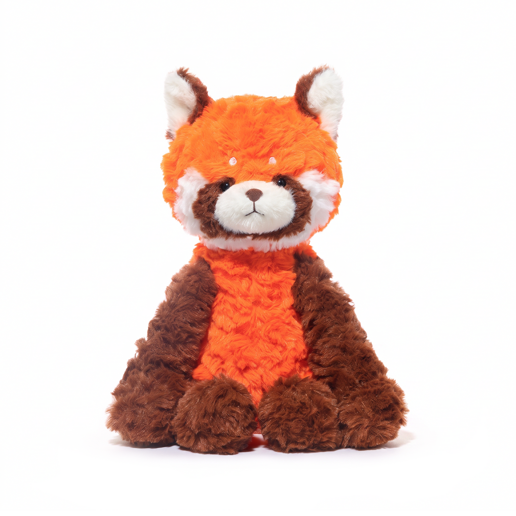Kimi Red Panda plush stuffed animal toy, front view