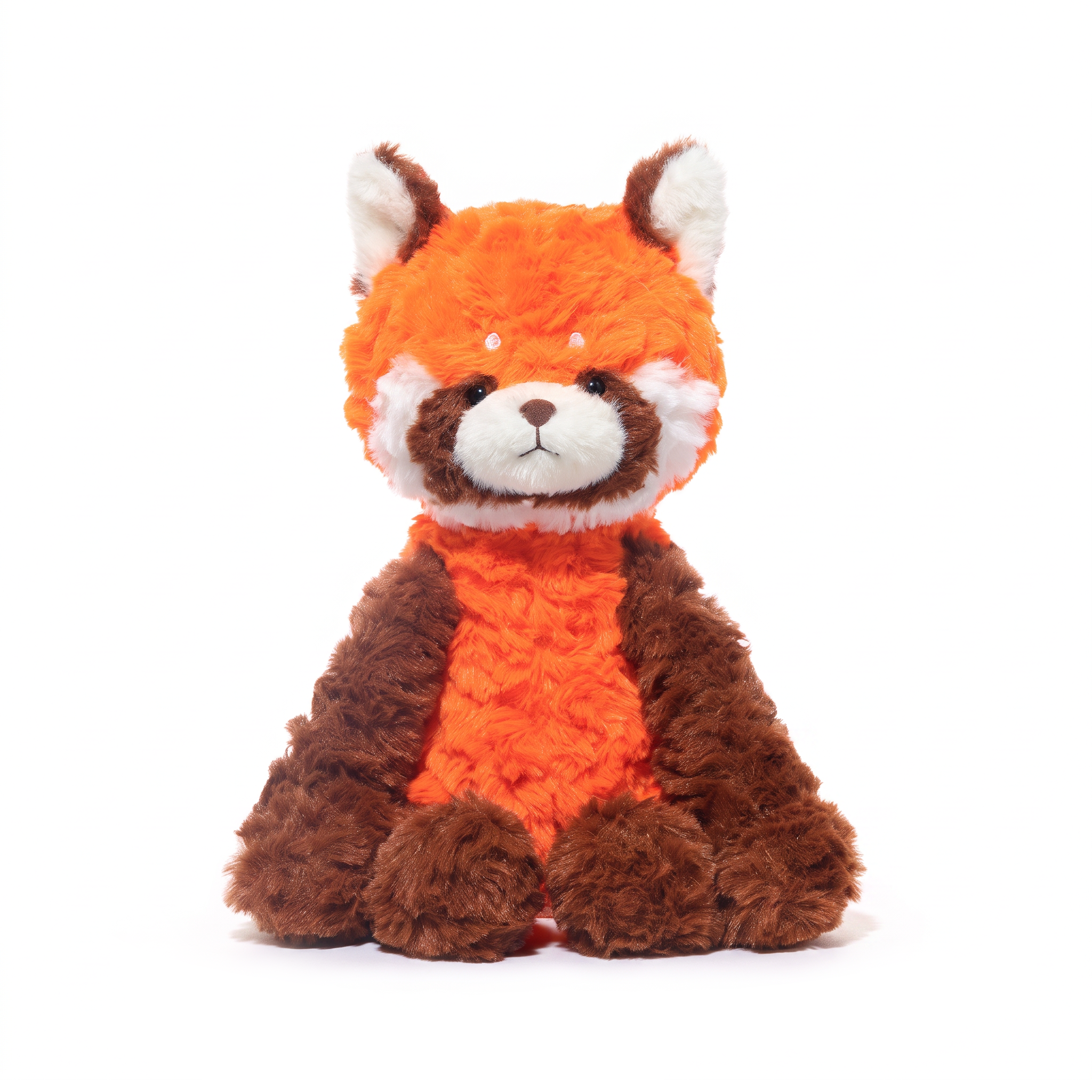 Kimi Red Panda plush stuffed animal toy, front view