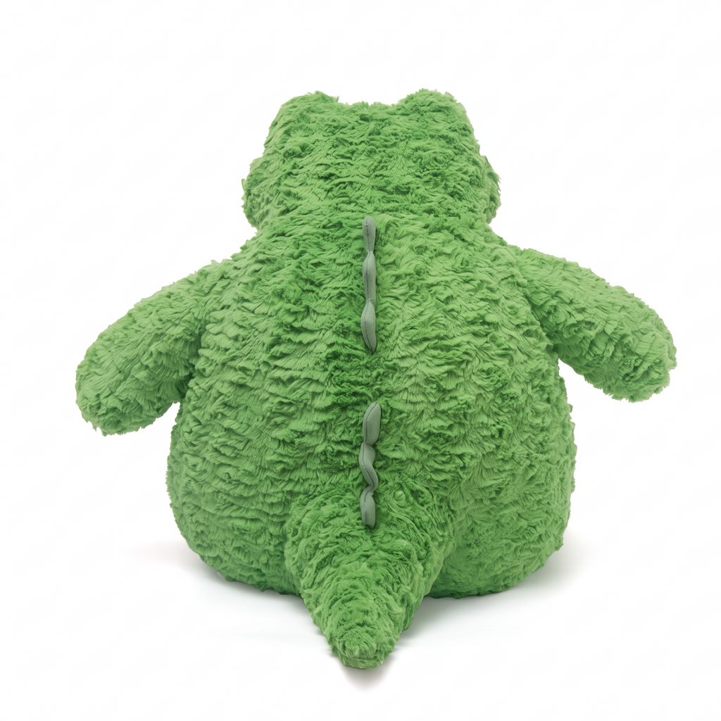 Kobe Crocodile plush stuffed animal toy, back view