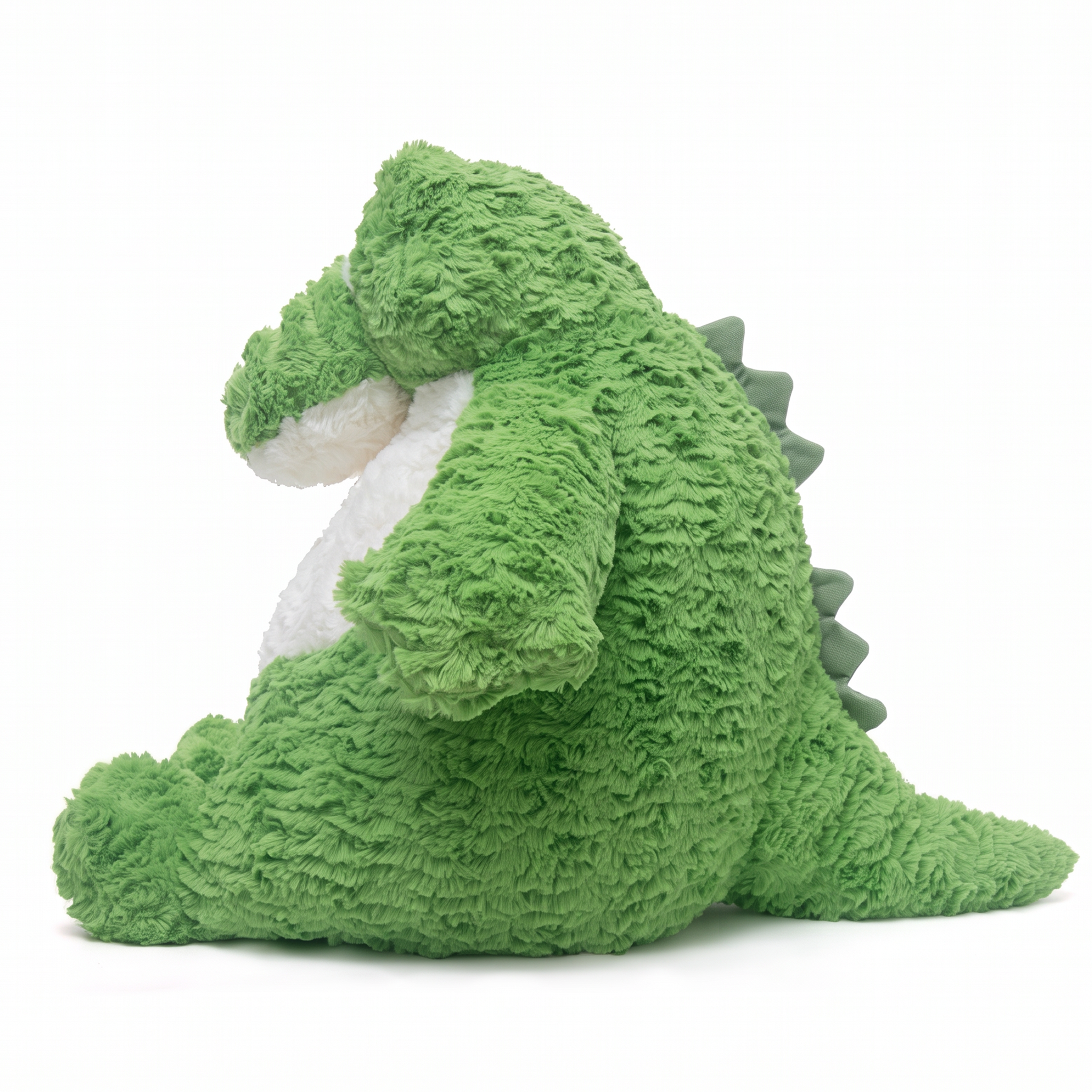 Kobe Crocodile plush stuffed animal toy, side view