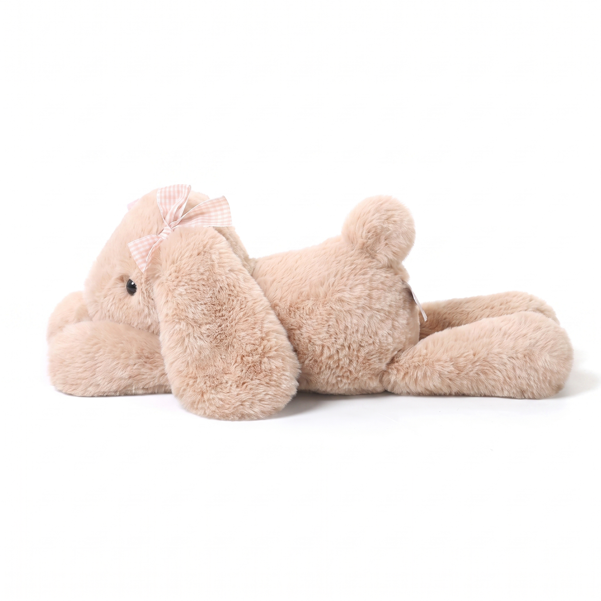 Lily Bunny plush stuffed animal toy, 14", premium polypropylene, right side view